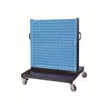 移動型雙面物料架960×640×1156mm(4百葉)，XKM-2204
