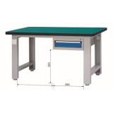 重型工作臺(tái)帶單抽(40mm復(fù)合臺(tái)面)，E-XTG1575+XB10-1TG(B)
