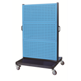 移動型雙面物料架960×640×1605mm(6方孔)，XKM-2360