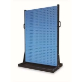 固定型雙面物料架960×630×1450mm(4方孔2百葉)，KR-2342